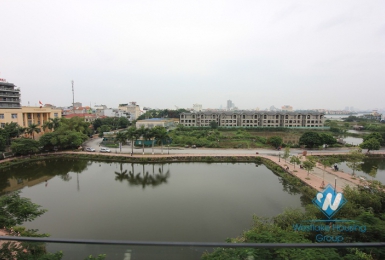 Nice view apartment for rent at Trinh Cong Son street, Tay Ho, Ha Noi